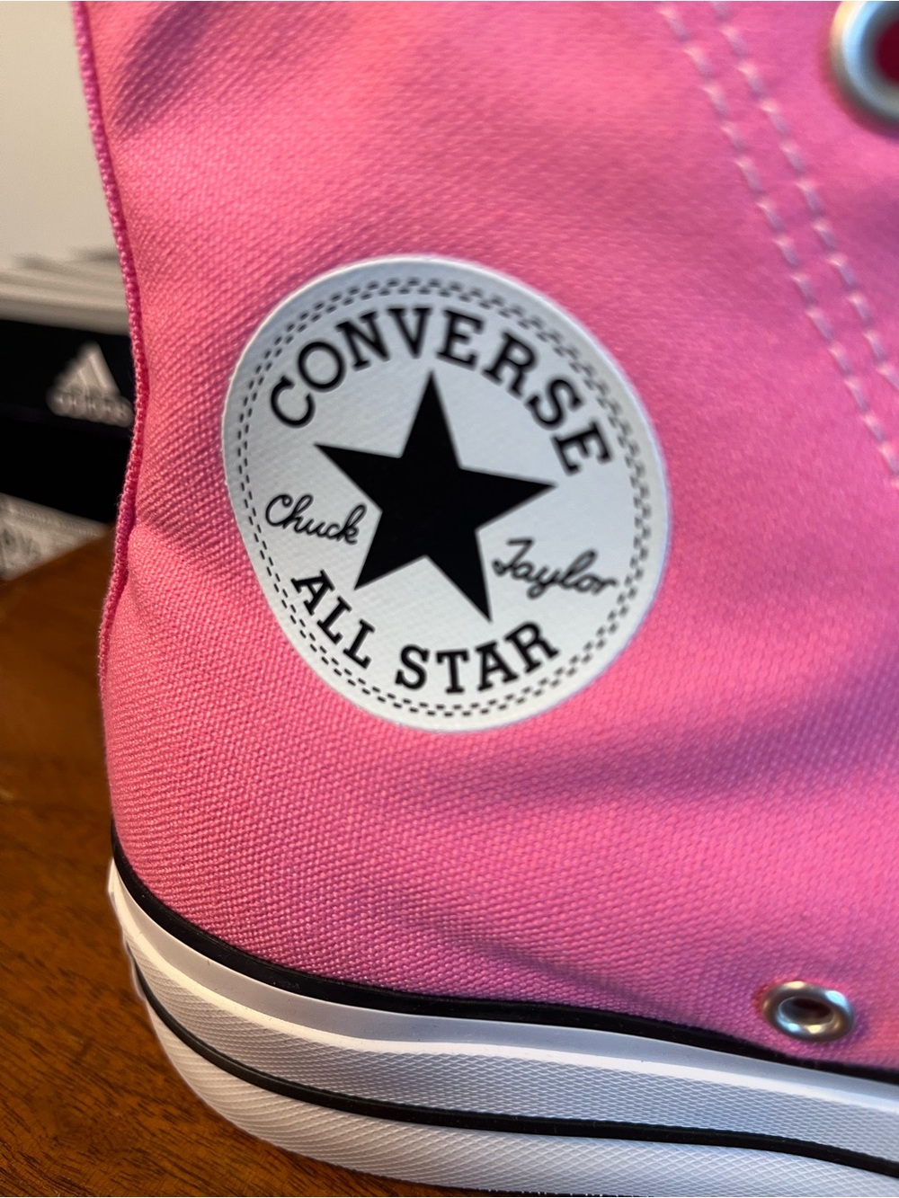 CONVERSE Women's Chuck Taylor All Star Pink Platform Sneakers - Picture 4 of 9